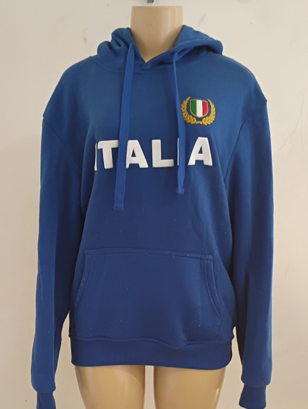 NFINITY Italia Blue Pullover Hoodie with Crest